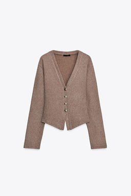 CHAQUETA SOFT BOTONES / Mocha - Zara фото 5