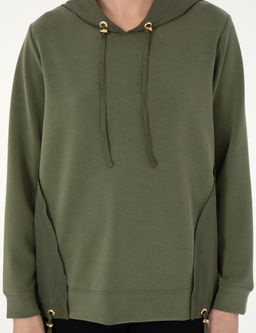 Haki Comfort Fit Modal Kuma_ Sweatshirt - Pierre cardin фото 6