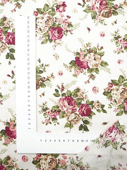 Хлопколен Чайная роза на суровом, СОРТ2, ш.1.5м, лен-20%, хлопок-80%, 125гр/м.кв - Купава фото 5