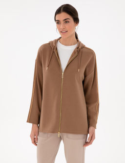 Кардиган Pierre Cardin коричневый Comfort Fit