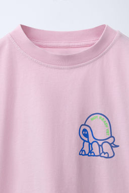 CAMISETA ESTAMPADO CARACOL / Rosa - Zara фото 3