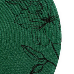 Салфетка сервировочная, плейсмат Цветы, d=38 см - Дорого внимание фото 2