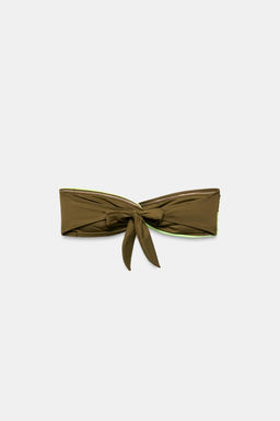 TOP BIKINI BANDEAU COMBINADO / Verde - Zara фото 6