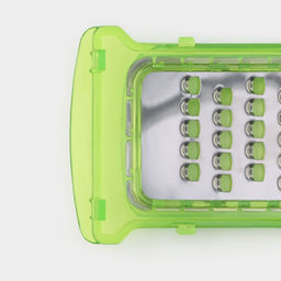 Овощерезка универсальная Доляна «Фреш Флеш», 7 насадок, овощечистка, мерный контейнер, 27×10×12 см, зелёная, белая