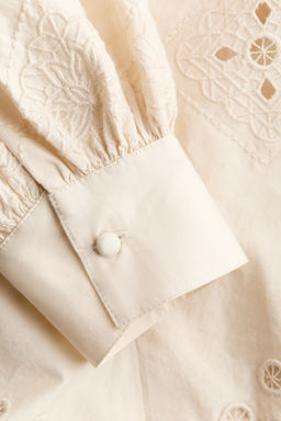 Blusa de algod?n con bordado ingl?s - H&m фото 7