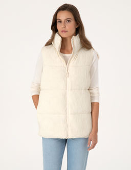 Ekru Regular Fit Yelek