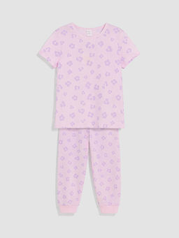 Desenli K?z ?ocuk Pijama Tak?m