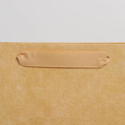 Пакет подарочный ламинированный, упаковка, «Крафтовый», M 25.5 х 30 х 9 см