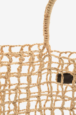 RAFFIA MAXI TOTE BAG LIMITED EDITION - Zara фото 4