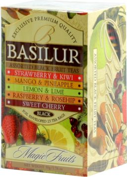 BASILUR. Волшебные фрукты. Ассорти карт.пачка, 25 пак. ШРИ-ЛАНКА