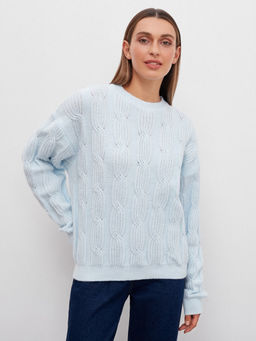 Conso/KJL 220616 - angel blue Джемпер женский