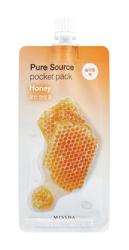 Мёд - ночная несмываемая маска - Honey Pure Source Pocket Pack, 10 мл