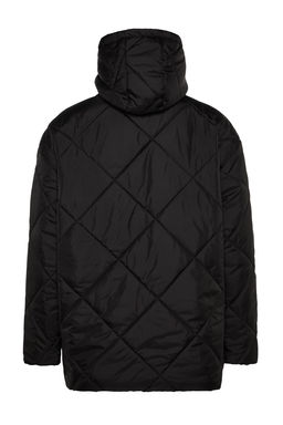 TRENDYOL MAN Siyah Oversize Fit Kapusonlu Su ve Ruzgara Dayan?kl? Hafif Kapitone Mont TMNAW24MO00006 - Trendyolmilla фото 8