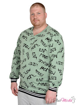 Толстовка Модель №886 размеры 44-84 - Plusmoda фото 2