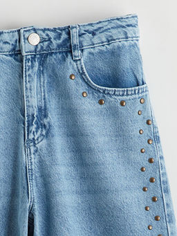 Wideleg K?z ?ocuk Jean Pantolon