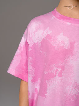 Костюм Daily girl тайдай розовый mini - Sovalina фото 4