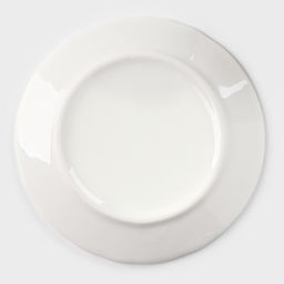 Чайная пара керамическая Роскошь, 3 предмета: кружка 200 мл, блюдце d=15 см, ложка h=13 см, цвет белый - Simaland фото 6