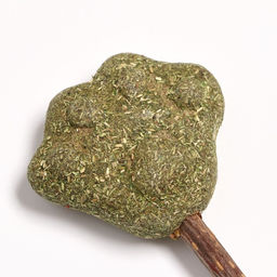 Игрушка для кошек из кошачьей мяты Лапа на палочке из мататаби, 13 см - Пижон фото 3