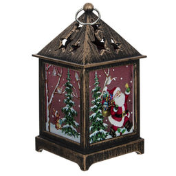 Изделие декоративное "Фонарь" (подсветка, 3xLR44), L6,5 W6,5 H12,5 см, 3в.