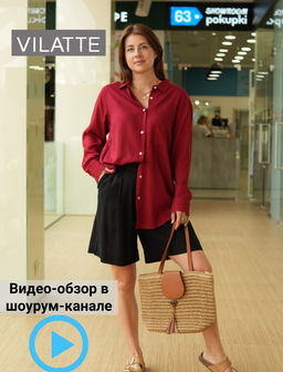 VILATTE / Блузка изо льна с вискозой