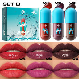 Набор тинтов блесков для губ тон В