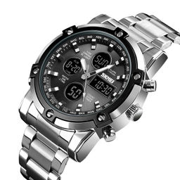 Часы наручные Skmei мужские электронные спортивные 1389silver-black