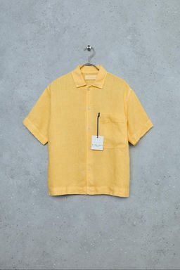 STORIESZ - CAMISA 100% LINO / Amarillo