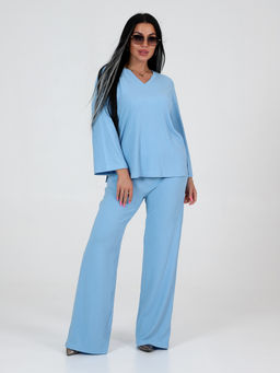 ЖК-03 ЖЕНСКИЙ КОСТЮМ ДВОЙКА (Голубой) - А-дина фото 3