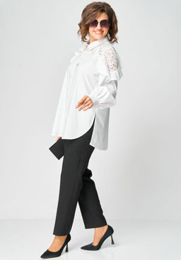 Блуза EVA GRANT 7174-1 белый