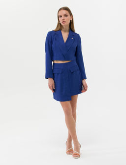 Юбка Pierre Cardin A-силуэта индиго