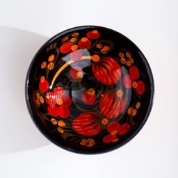 Цена за 2 шт. Солонка для свадебного каравая, 6.5×3 см, дерево, хохлома