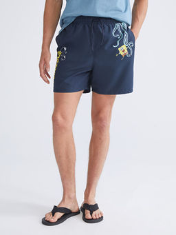 K?sa Boy S?nger Bob Bask?l? Erkek Deniz ?ortu