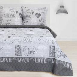 Постельное бельё Этель евро Love 200*217 см, 220*240 см, 70*70 см -2 шт, 100% хлопок, бязь 125 г/м2
