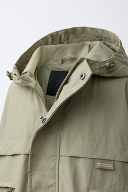 PARKA CORTA BOLSILLOS / Khaki - Zara фото 9