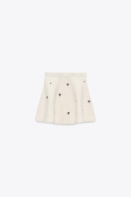 JEWEL BEAD KNIT SKIRT - Zara фото 4