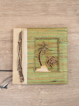 Фотоальбом «Остров с черепашкой», 10 листов, 19×19×2 см, бирюзовый