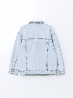 K?z ?ocuk Jean Ceket