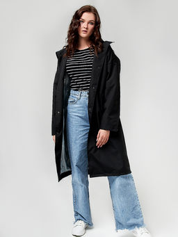 Плащ женский OVERSIZE 22271-389 серый
