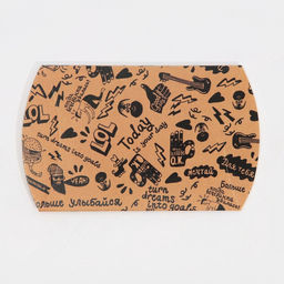 Цена за 5 шт. Коробка подарочная складная фигурная, упаковка, Брутальность, 11?8?2 см