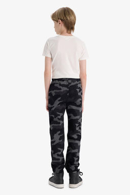 Jogger Fit Kamuflaj Desenli Gabardin Pantolon Erkek _ocuk - Defacto фото 7
