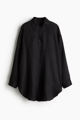 Camisa playera de lino