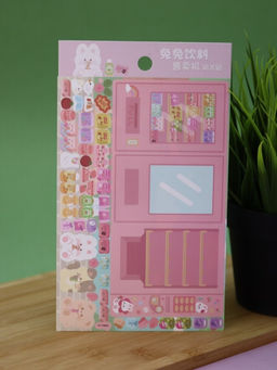 Наклейки-игра "Showcase pink" (20,5*11,5 см)