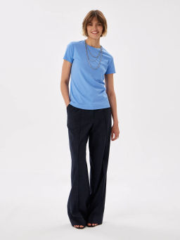 Брюки женские T-lab TL-TRT-015TK-т.синий