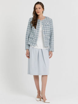 Жакет в клетку