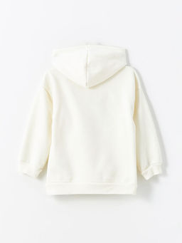Kap??onlu Bask?l? Erkek Bebek Sweatshirt - Waikiki фото 3