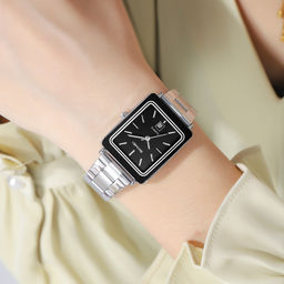 Часы наручные Skmei женские кварцевые 2566silver-black
