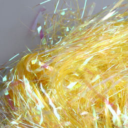 Набор для творчества и декора «Перья белые + наполнитель», желтый