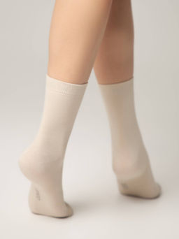 Цена за 2 пары CONTE 3DSOCKS Носки женские бежевый - Conte elegant фото 2
