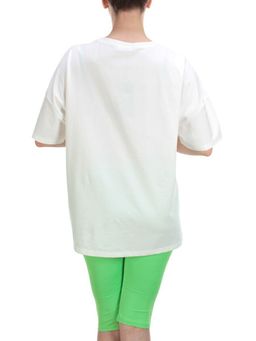 KD-862 WHITE/GREEN Костюм-двойка женский 7986 TREND