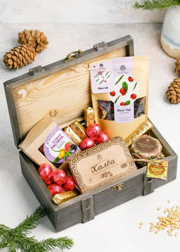 Подарочная шкатулка деревянная, 740 г - Сибирский кедр фото 2